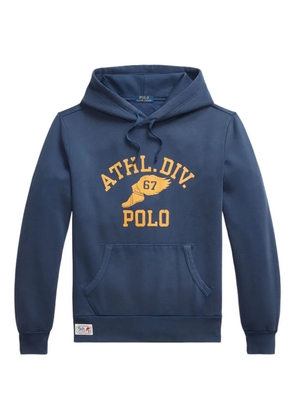 Polo Ralph Lauren graphic-print hoodie - Blue