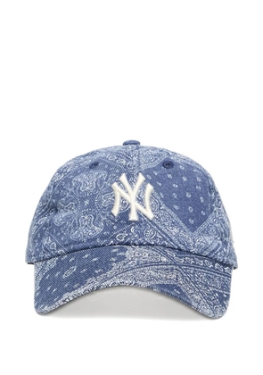 NEW ERA CAP New York Yankees MLB bandana-print embroidered-logo cap - Blue