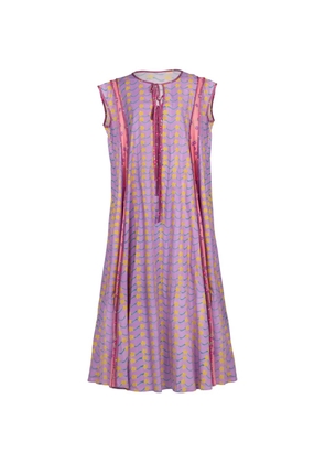 Celia B Lyra floral tie-neck maxi dress - Purple