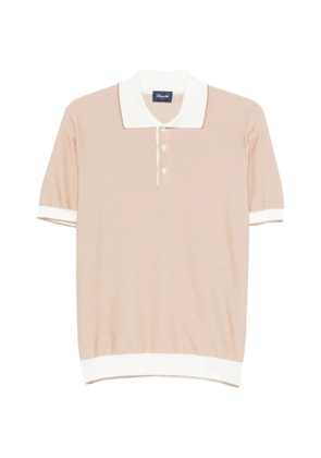 Drumohr collared polo shirt - Neutrals