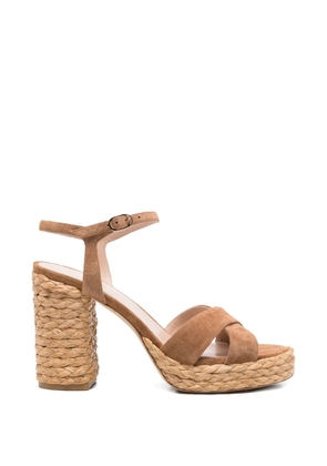 Stuart Weitzman suede sandals - Neutrals