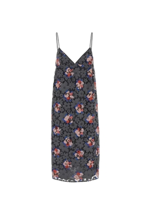 FENDI floral lace dress - Grey