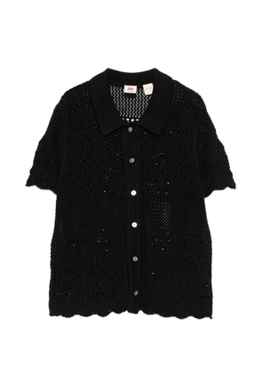 Levi's crochet button-down shirt - Black