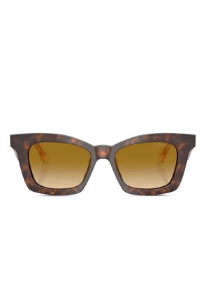 Giorgio Armani square-frame sunglasses - Brown