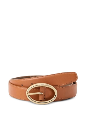 Karl Lagerfeld leather buckle belt - Neutrals