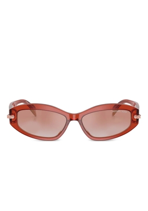 Michael Kors oval-frame sunglasses - Pink