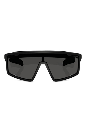 Prada Linea Rossa oversize-frame sunglasses - Black