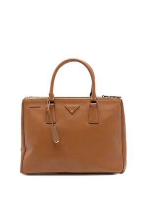 Prada Pre-Owned 2000-2017 Medium Saffiano Lux Galleria Double Zip tote bag - Brown