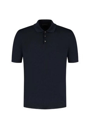 Zanone button polo shirt - Blue