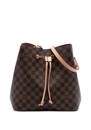 Louis Vuitton Pre-Owned 2019 Damier Ebene NeoNoe MM bucket bag - Brown