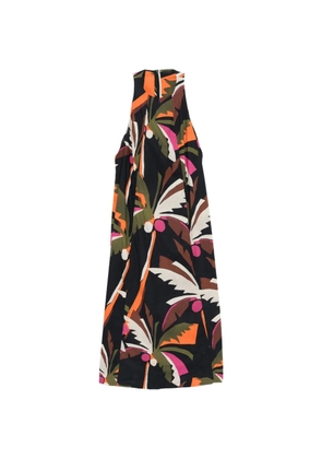 Osklen graphic sleeveless dress - Black