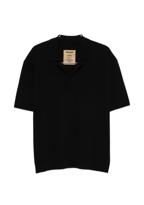 Uma Wang V-neck short-sleeve T-shirt - Black