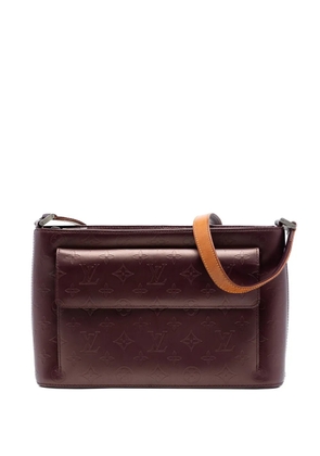 Louis Vuitton Pre-Owned 2002 Monogram Mat Alston shoulder bag - Red