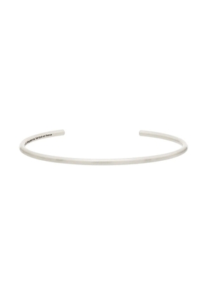 Le Gramme Le 7g brushed bangle bracelet - Silver