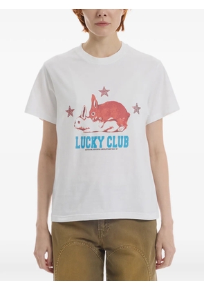 CARNE BOLLENTE Lucky Club graphic-print t-shirt - White