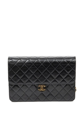 CHANEL Pre-Owned Interlocking CC-logo shoulder bag - Black