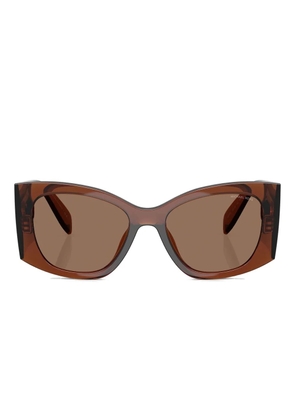 Michael Kors Costa Blanca logo-plaque sunglasses - Brown