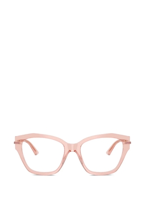 Jimmy Choo geometric metal glasses - Pink
