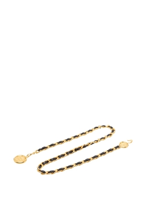 CHANEL Pre-Owned 1950-1970 Gold Plated Medallion Rue Cambon Chain belt