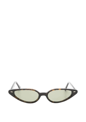 Ahlem Comedie oval-frame sunglasses - Brown