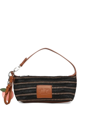 V°73 Venice striped shoulder bag - Black