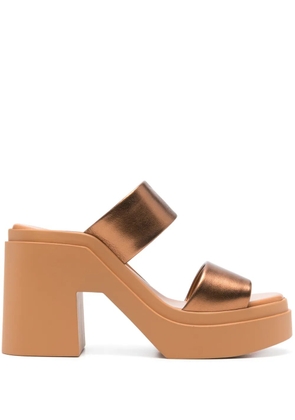 Clergerie Next 110mm leather sandals - Brown