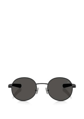Moncler Eyewear matte round sunglasses - Black