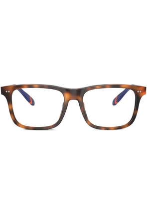 Polo Ralph Lauren square-frame glasses - Brown