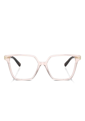 Tiffany & Co Eyewear crystal-embellished square glasses - Pink