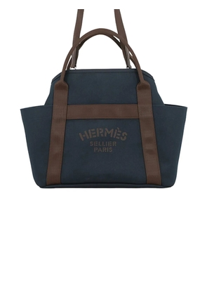 Hermès Pre-Owned 2019 Toile Sac de Pansage Grooming Bag satchel - Blue