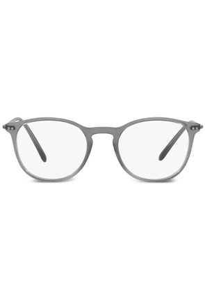 Giorgio Armani pantos-frame glasses - Grey