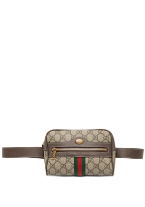 Gucci Pre-Owned 2016-2026 Small GG Supreme Web Ophidia belt bag - Neutrals