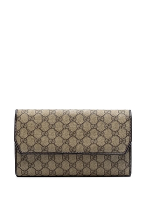 Gucci Pre-Owned 2000-2015 GG Supreme clutch bag - Neutrals