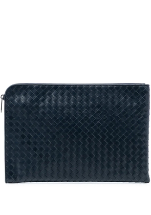 Bottega Veneta Pre-Owned 2012-2025 Medium Nappa Intrecciato Document Case clutch bag - Blue