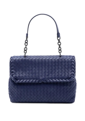 Bottega Veneta Pre-Owned 2012-2025 Medium Nappa Intrecciato Olimpia shoulder bag - Blue