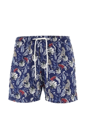 PENINSULA SWIMWEAR floral beachware shorts - Blue