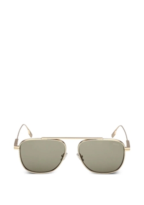 Zegna round-frame sunglasses - Gold