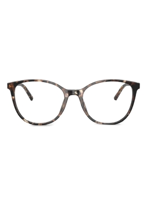 Dolce & Gabbana Eyewear tortoiseshell round glasses - Brown