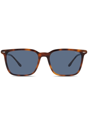 Polo Ralph Lauren rectangle-frame sunglasses - Brown