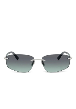 Tiffany & Co Eyewear rectangle-frame sunglasses - Silver