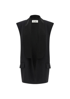 DI.LA3 PARI' shawl-collar vest - Black