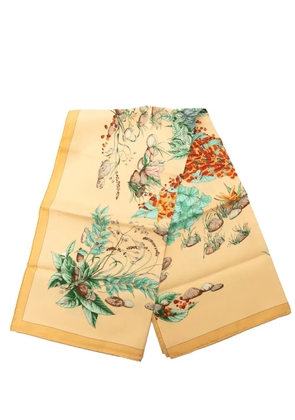 Hermès Pre-Owned 2015-2026 Pythagore Silk Scarf 90 scarves - Green