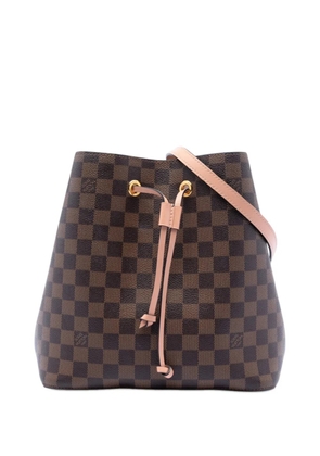 Louis Vuitton Pre-Owned 2019 Damier Ebene NeoNoe MM bucket bag - Brown