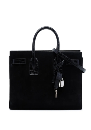 Saint Laurent Pre-Owned 2015 Small Suede Sac De Jour satchel - Black