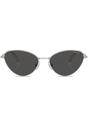 Swarovski Eyewear crystal-embellished cat-eye sunglasses - Silver