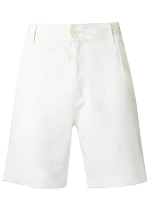Amir Slama raw edges shorts - White