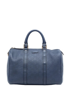 Gucci Pre-Owned 2016-2026 Medium Guccissima Joy boston bag - Blue