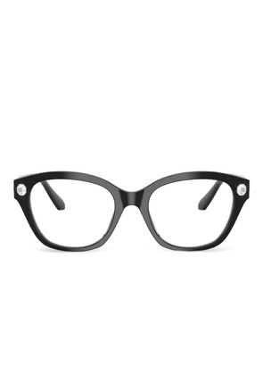 Swarovski Eyewear crystal-embellished cat-eye glasses - Black