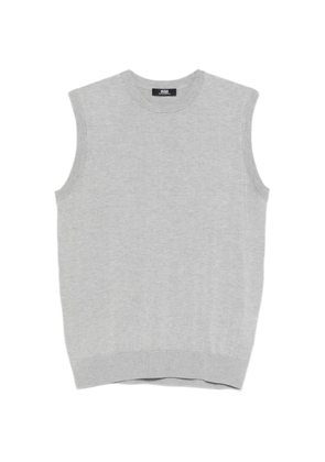 ALPHA STUDIO sleeveless knitted top - Grey