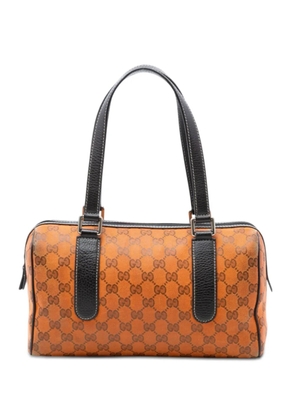 Gucci Pre-Owned 2016-2026 GG Canvas boston bag - Orange